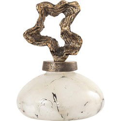 PTMD Deco Object Maryan - 15x15x21 cm - Aluminium - Messing