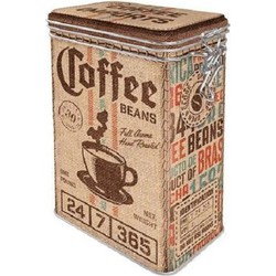 Nostalgic Art Koffie bewaarblik - Metalen - luchtdicht - 1300 ml - Voorraadblikken
