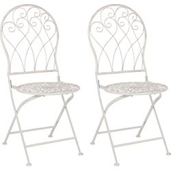 STIFFE - Tuinstoelen set van 2 - Gebroken wit - IJzer
