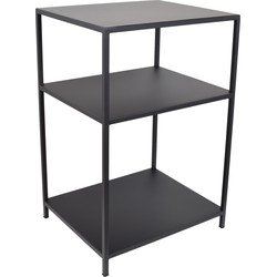 LOFT42 Metal Nachtkastje Zwart - Industrieel - 63x42x35