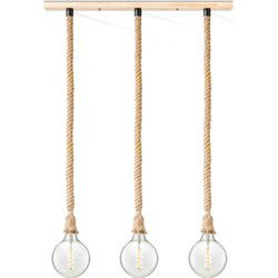 Home sweet home touw hanglamp Leonardo 3L Spiral - helder