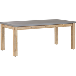 Beliani OSTUNI - Eettafel-Grijs-Vezelcement