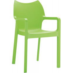 Design terrasstoel VIVA 57x53x84 cm Groen