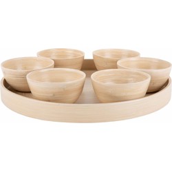 Schaal Tray Puro Rond - Naturel - 32x32x6cm