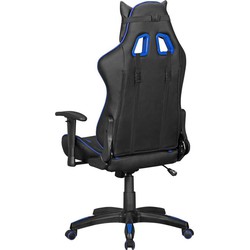 Pippa Design bureaustoel gamestoel - zwart blauw