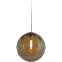 Hanglamp Magdala - Bruin Glas - Ø48cm