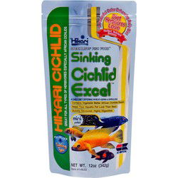 Hik cichlid excel mini 342 gram zinkend