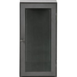 BePureHome Manta Hangende Vitrinekast L - Metaal - Grijs - 60x30x25