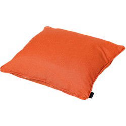 Sierkussen 45x45 piping Panama vlammend oranje (4 stuks)