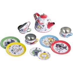 Rubo Toys Rubo Toys Woezel en Pip Theeservies Tin