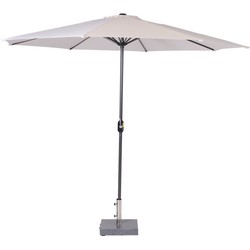 Lotus parasol - Ø300 cm - carbon black - ecru