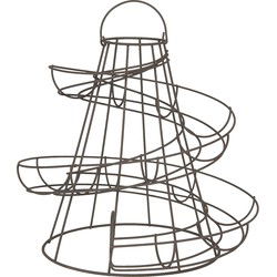 Clayre & Eef Eierhouder Zwart IJzer