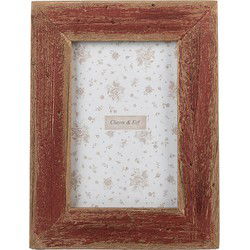 Clayre & Eef Fotolijst Bruin Rood Hout