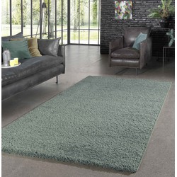 Hoogpolig vloerkleed - Candy Shaggy Pastel Groen