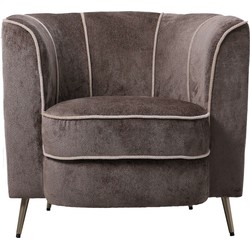 PTMD John Grey fauteuil aphrodite 7 mocco beige stripes