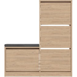 Schoenenkast 4 deuren L105 cm - Dude