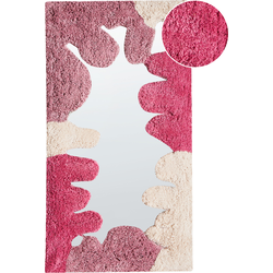 CAGERI - Wandspiegel - Roze - Katoen