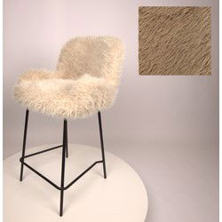 PTMD Leander Bar Chair Hair Brown