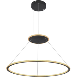 LED Hanglamp (Ø 68cm) met twee ringen | Woonkamer | Eetkamer | Gang | Hal | Modern | Industrieel