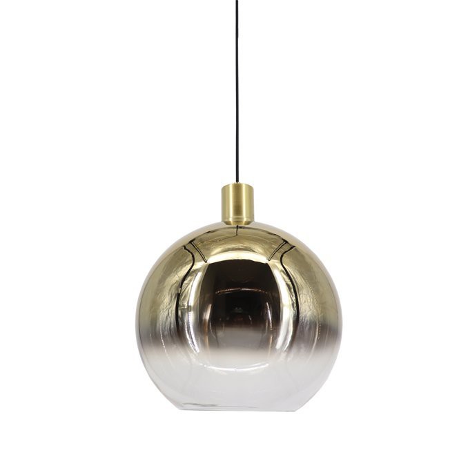 Manuel Hanglamp goud 40cm glas goud/helder - Vintage - 2 jaar garantie - 