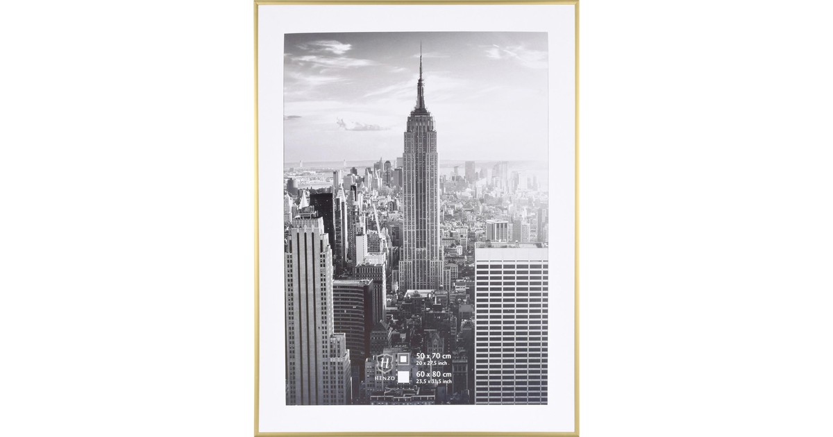Henzo Fotolijst - Manhattan - Fotomaat 60x80 cm - Goud