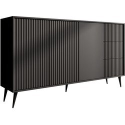 Meubella Dressoir Winq - Antraciet - 180 cm