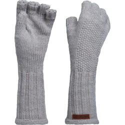 Knit Factory Ika Handschoenen - Licht Grijs - One Size