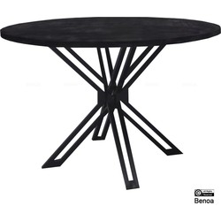 Benoa Yana Round Dining Table Black 150 cm