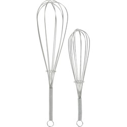 Excelent Houseware Garde set - 2-delig - zilver - rvs - 19 en 24 cm - Keukengerei/bakgerei - Keuken gardes