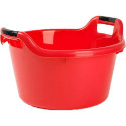 Plastic Forte Afwasbak - 2x - 15L - rood - 42 x 40 x 25 cm - Afwasbak