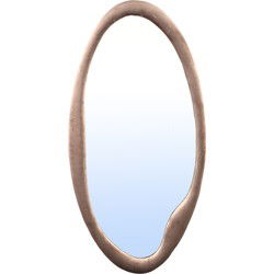 PTMD Don Brown Velvet Mirror Organic Oval L