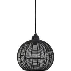 Light & Living - Hanglamp MILLA - Ø32x32.5cm - Zwart