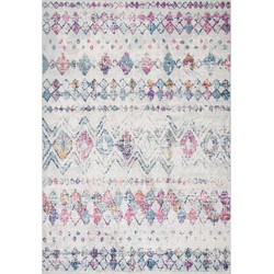 Safavieh Modern Chic Indoor Woven Area Rug, Madison Collection, MAD798, in Grey & Purple, 155 X 229 cm