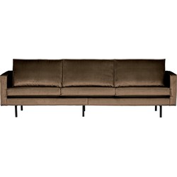 BePureHome Rodeo 3-Zitsbank - Velvet - Taupe - 85x277x86