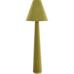 Light & Living - vloerlamp - Devia - groen - textiel - schemerlamp - E27 - 1891676