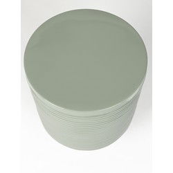 Bijzettafel Rond - IJzer Groen - 35x35x46cm - Sven