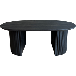 Salontafel Luca ovaal zwart
