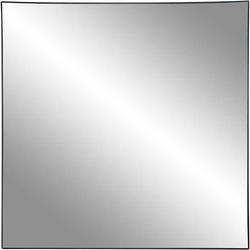 Defne wandspiegel vierkant zwart - 60 x 60 cm