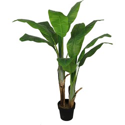 Bananenpflanze 140 cm Kunstblume Seide Kunstblume - Buitengewoon de Boet