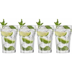 Royal Leerdam Cocktailglazen/Mojito - 4x stuks - 410 ml - Drinkglazen - Cocktailglazen