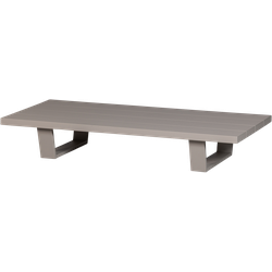 WOOOD Bear Buiten Salontafel - Aluminium - Zand - 25x140x70