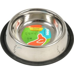 Honden eet of drink kom met opdruk 500 ml 21 cm diameter - Dieren drinkbak