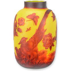 CAMEO GLAZEN VAAS 'FAZANT'