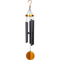 Nature's Melody Windgong Aureole Tunes Zwart met Goud 99 cm
