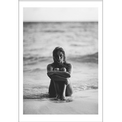 Girl At The Beach Poster (21x29,7cm)