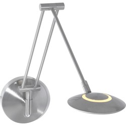 Moderne Wandlamp - Steinhauer - Kunststof - Modern - LED - L: 53cm - Voor Binnen - Woonkamer - Eetkamer - Zilver