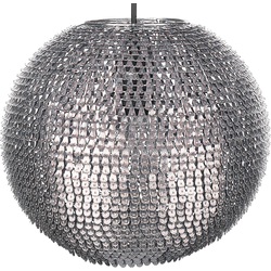 Beliani SEINE - Hanglamp-Zilver-IJzer