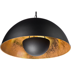 Beliani THAMES - Hanglamp-Zwart-Metaal