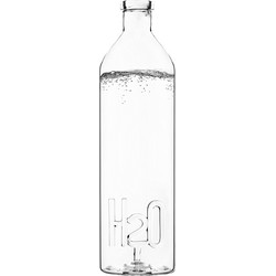 Balvi Waterfles Glas met Siliconen Kurk 1,2 L - H2O