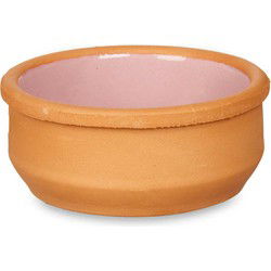 La Dehesa Tapas schaaltjes - 6x - mini - terracotta/roze - 8 x 4 cm - Snack en tapasschalen